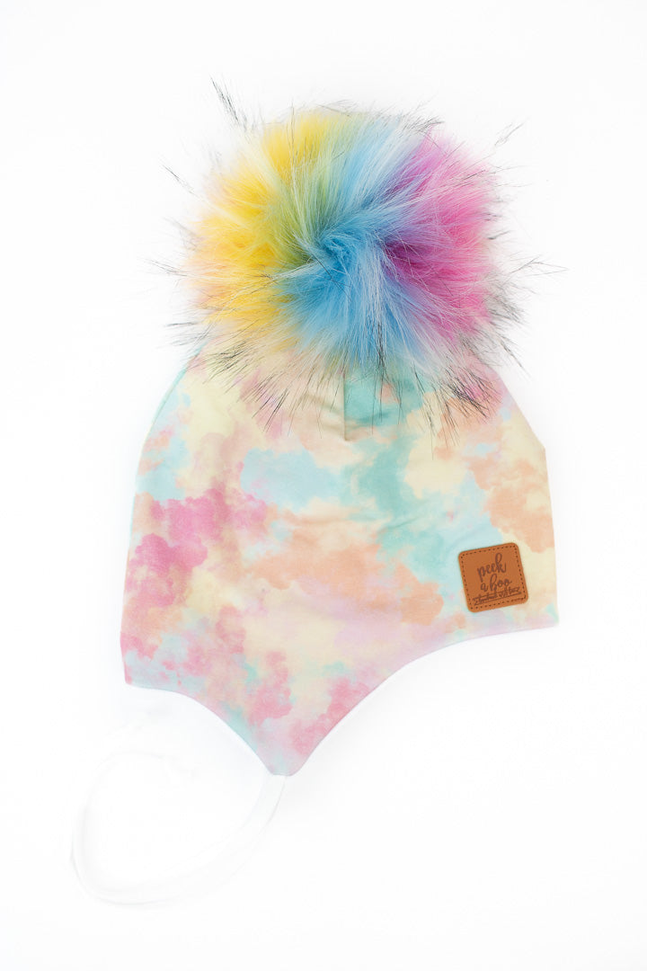 Children | Ear flaps Rainbow Tie-Dye