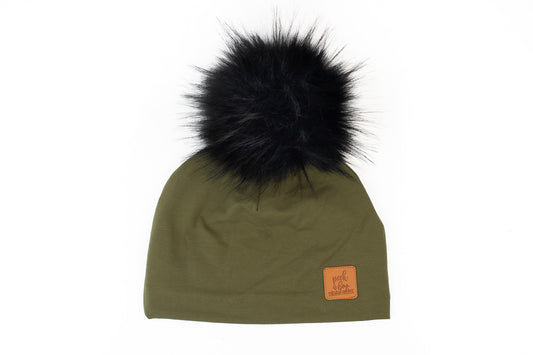 Adult - 3 Season Toque Green olive