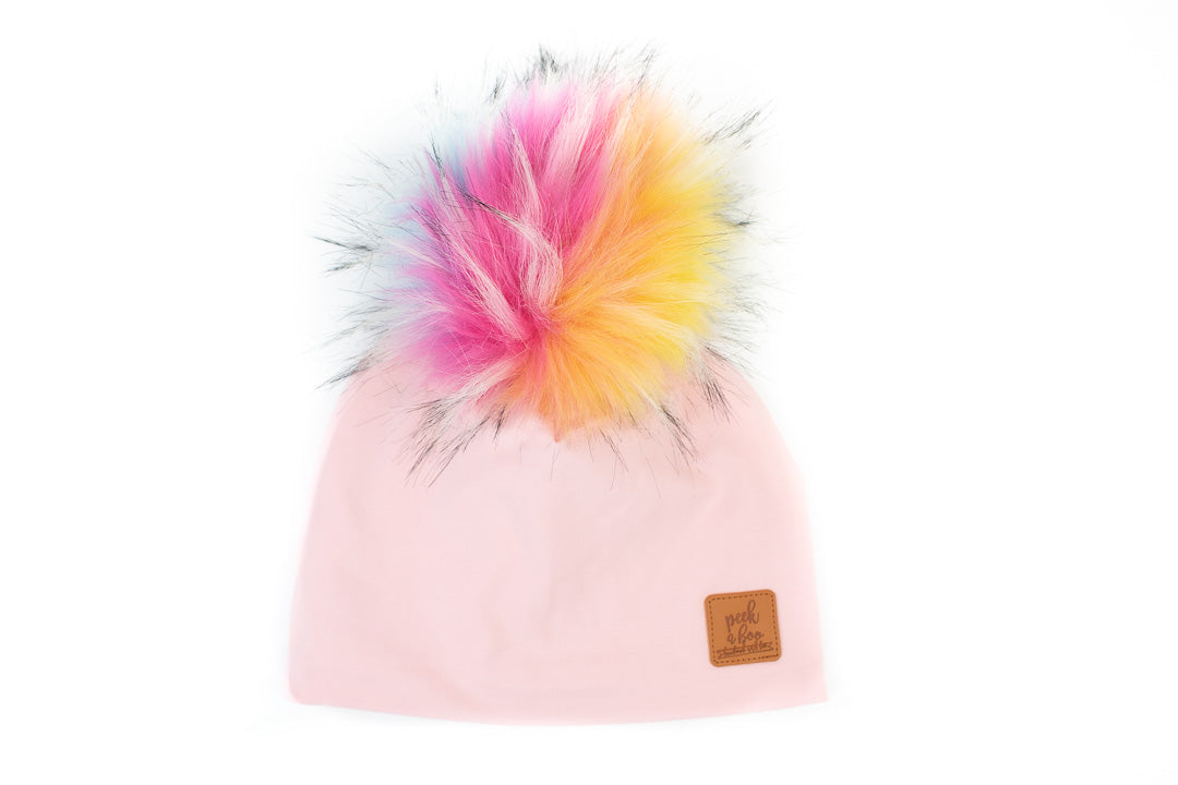 Adult - 3 Season Toque Light pink