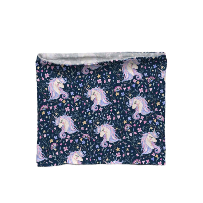 Adult | Fleece neck warmer Magical unicorns