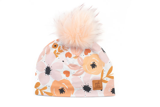 3 Season Toque Gold florals